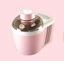 220v pink ICM-700A-1 для домашнего использования автоматическая машина для мороженого 600 мл DIY машина для мороженого для фруктов 600 мл машина для мороженого 220 в 90 Вт 1 шт - Цвет: 220v pink
