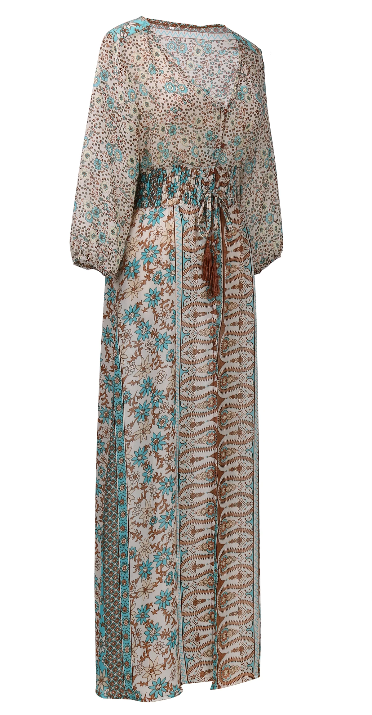 Женская летняя обувь в Богемном Стиле Шифоновое Вечернее пляжное платье платья