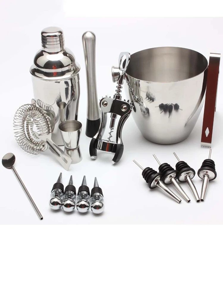 Набор бармена для коктейлей миксер льда из 16 предметов набор зажимов бара