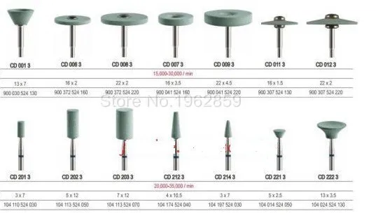 1 шт. стоматологический лабораторный керамический Алмазный Полировочный