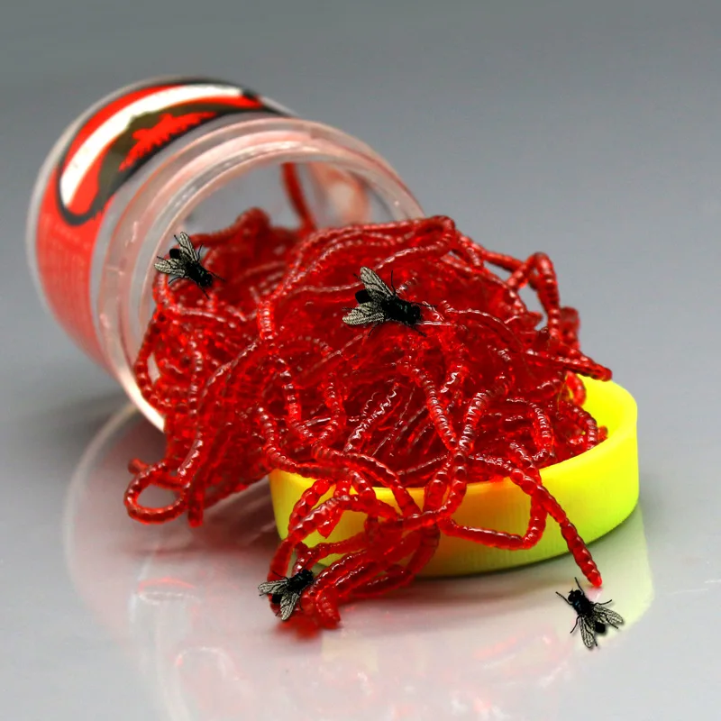 60/30 шт. 40 г приманка с сильным запахом для рыбной ловли Мягкая в виде червя