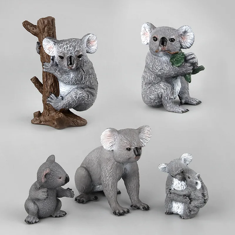 Австралийские животные Оригинальные фигурки коалы игрушки для животных модель