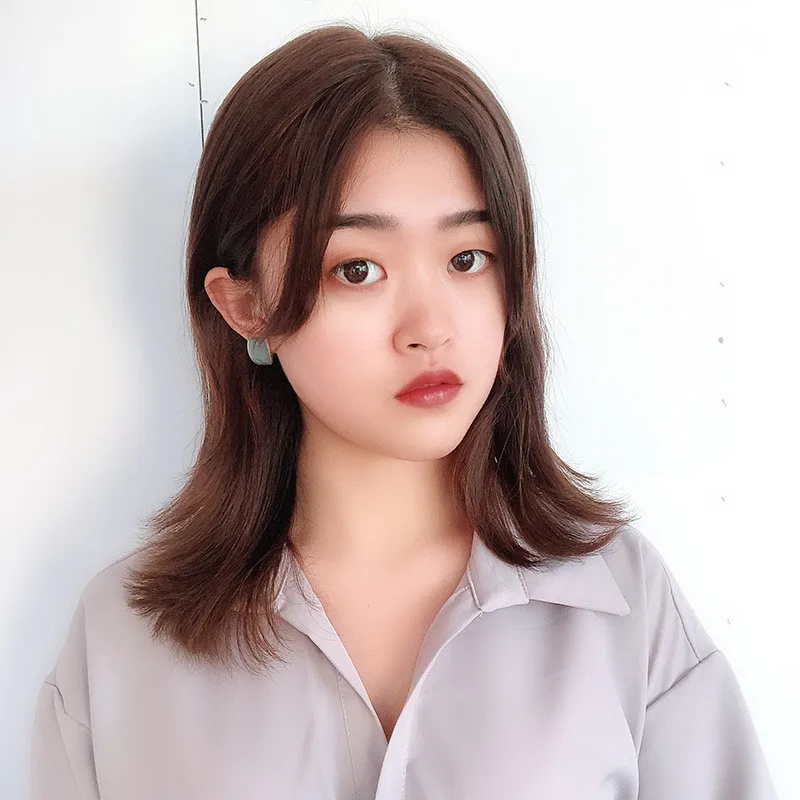 Новый дизайн простота в форме квадрата геометрической формы серьги гвоздики для