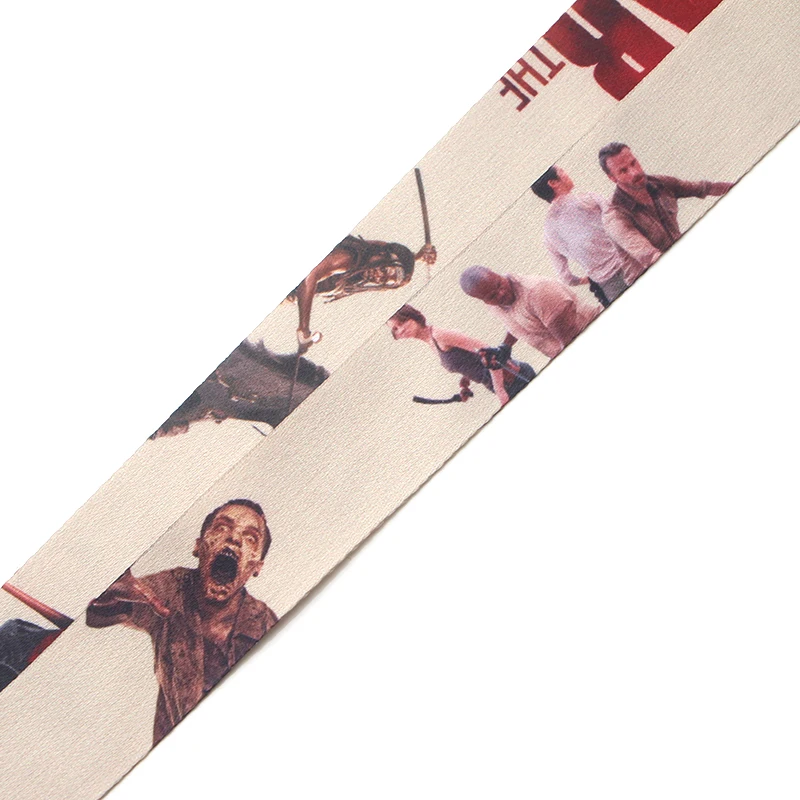 P3632 Dongmanli The Walking Dead tv брелок Lanyards держатель удостоверения личности ID карта Пропуск Тренажерный зал мобильный телефон USB бейдж держатель ключевой ремень