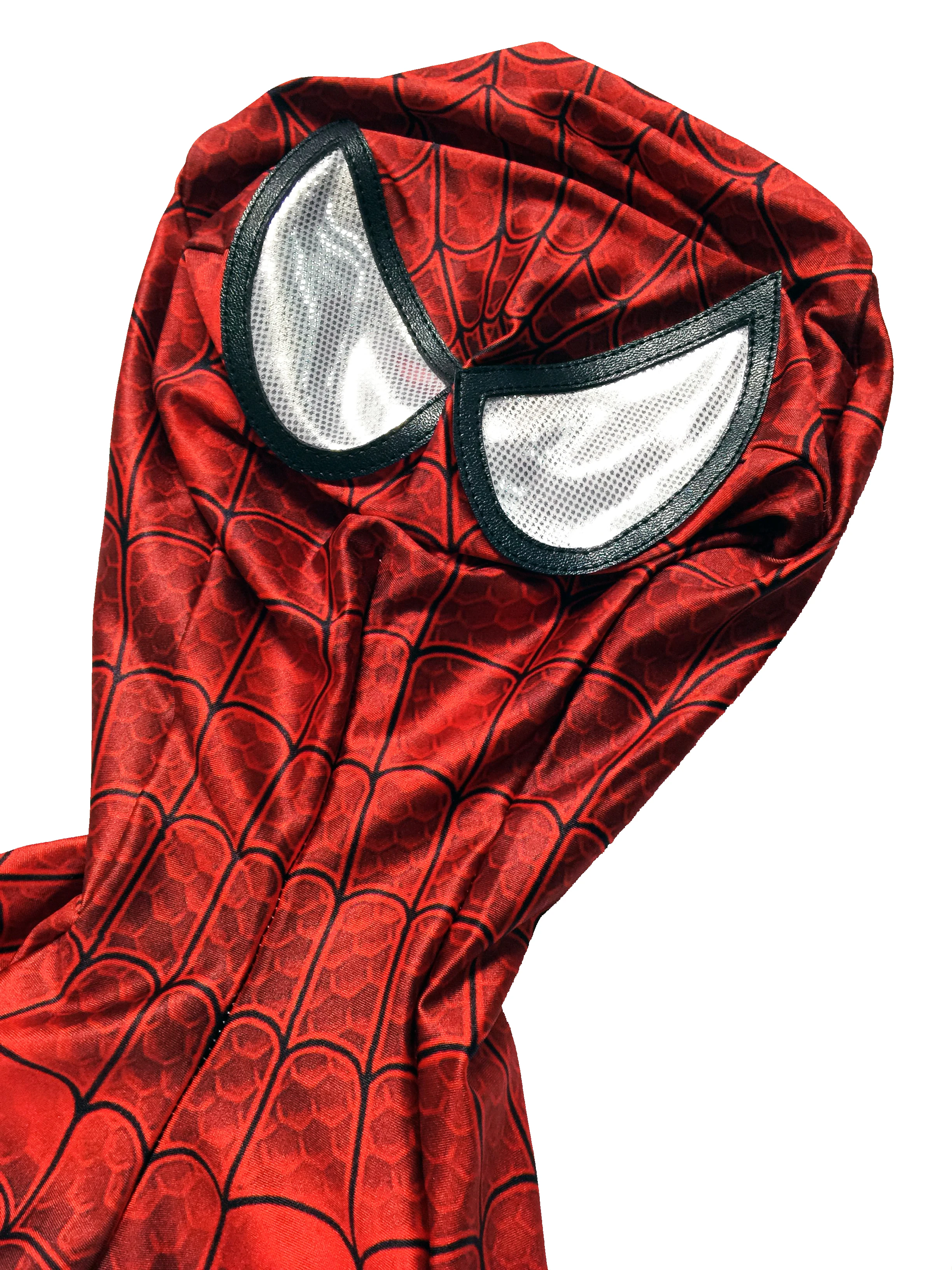 Оригинальный потрясающий черный костюм спайдермена для косплея маска лайкра