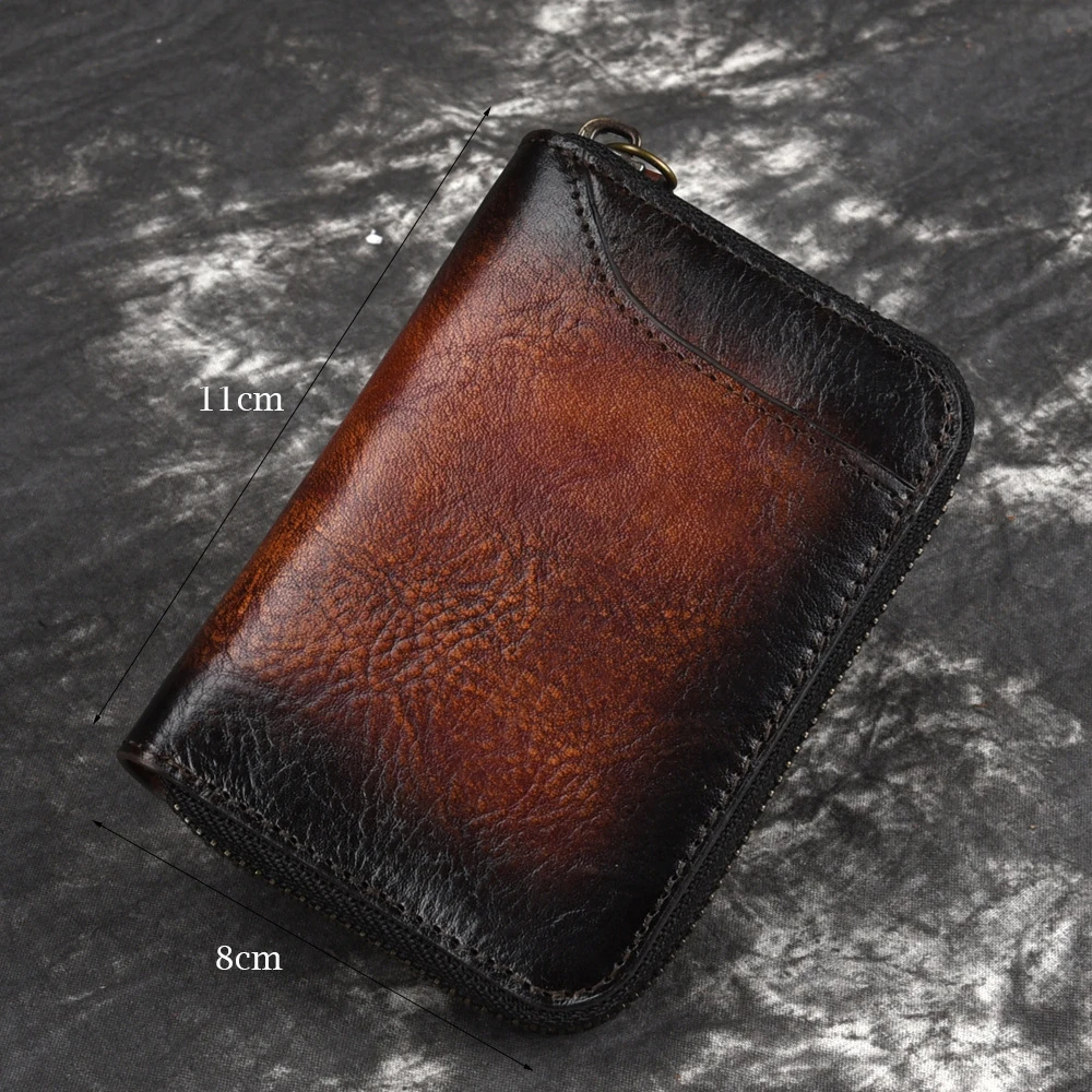 Кошелек из натуральной кожи для мужчин и женщин модный бумажник визиток