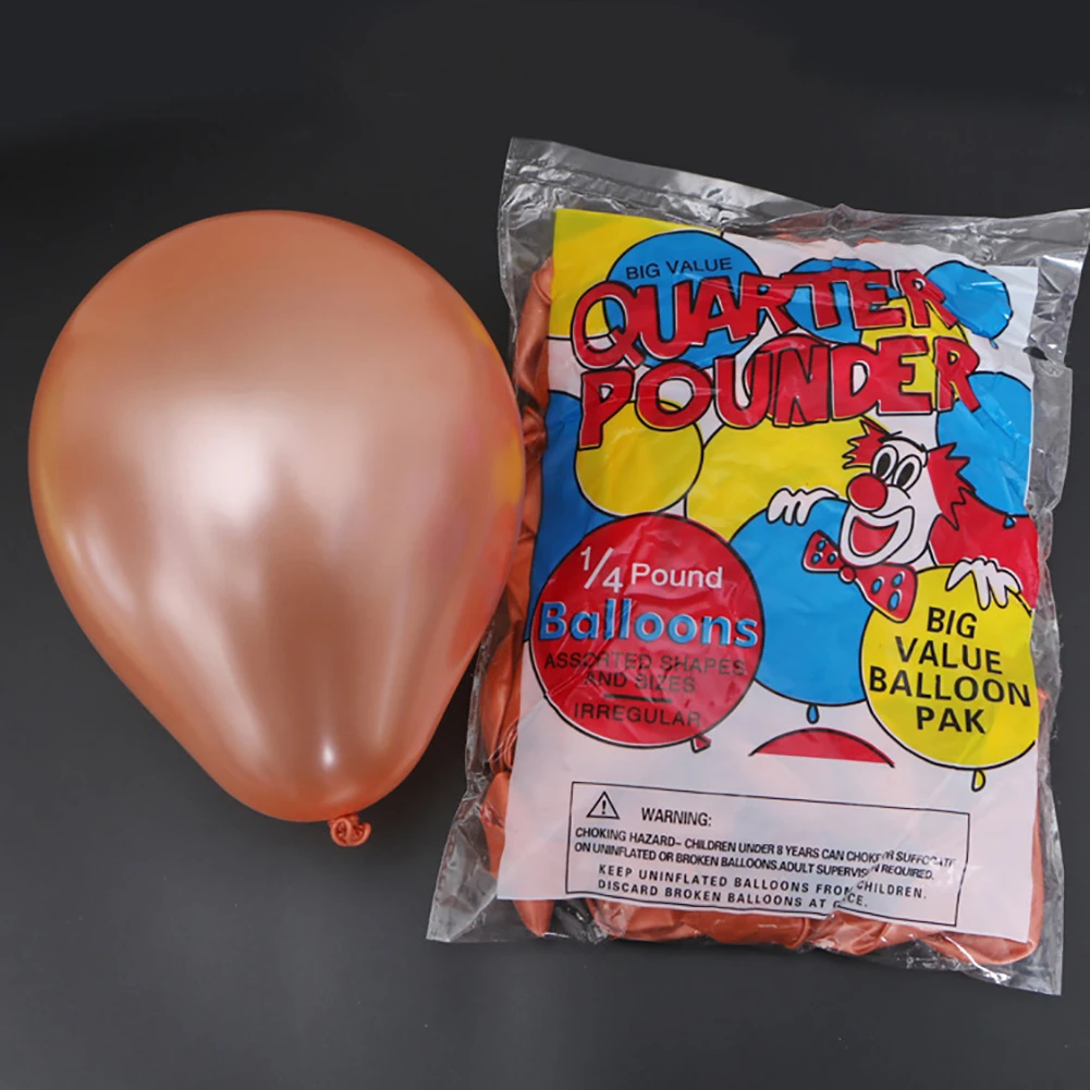 100 шт. 12 дюймов розовое золото конфетти шары отлично подходит для декоративные