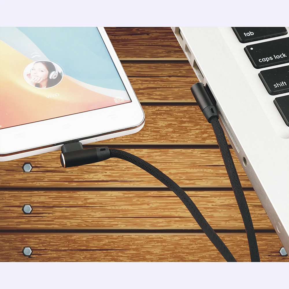 Кабель Micro USB провод для быстрой зарядки 90 градусов|Зарядные устройства