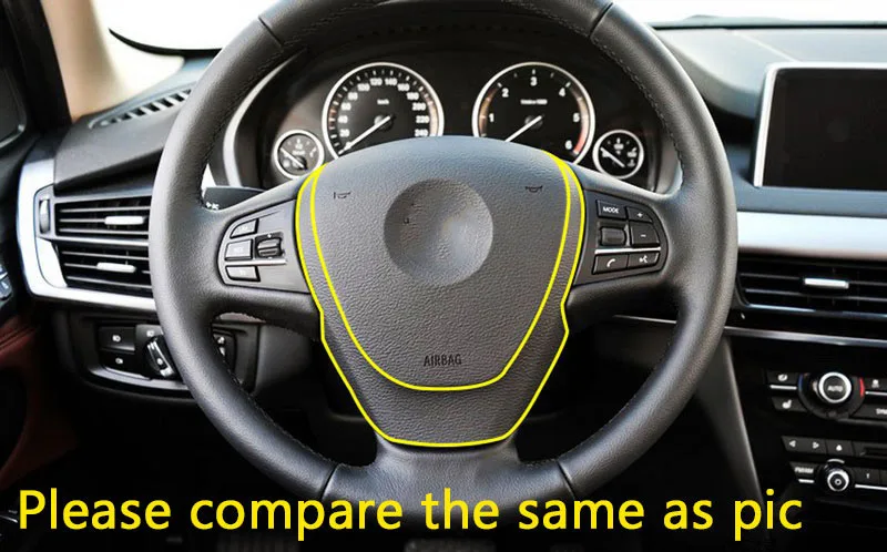 Хромированный чехол на руль из АБС-пластика отделка наклейки автомобильный