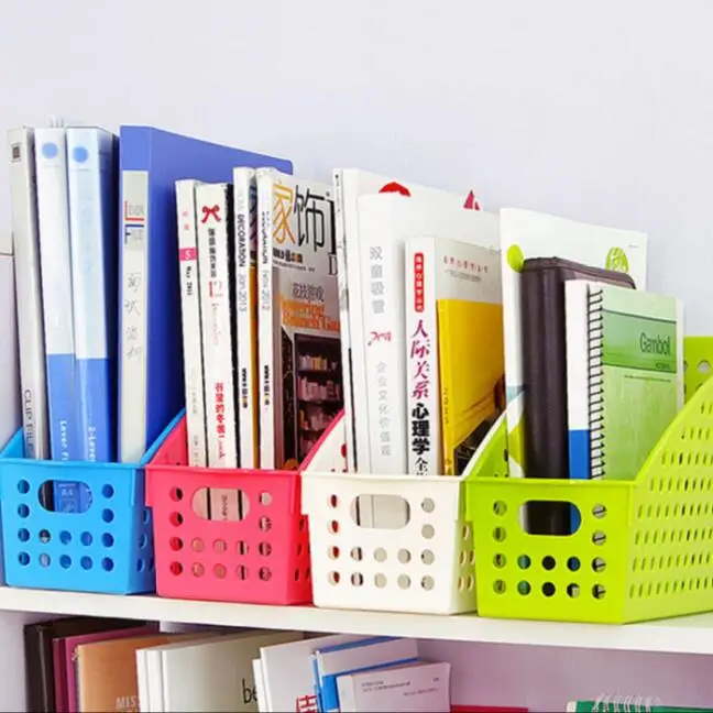 Утолщенная прямоугольная пластиковая корзина для хранения настольные корзины