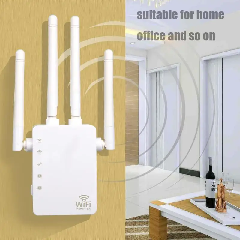 Беспроводной ретранслятор AC 1200 Мбит/с 2 4G/5G двухдиапазонный WiFi роутер 4 высокие