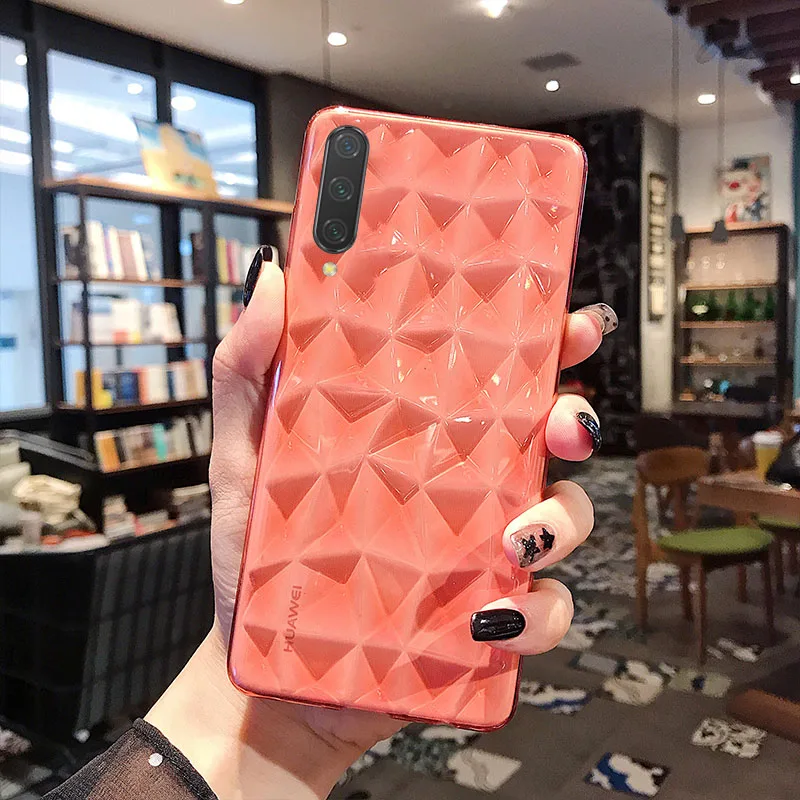 Rose Силиконовый чехол с бриллиантами для Xiaomi mi A3 8 9 Lite 9 SE CC9 9T mi 9T чехол Red mi K20 Pro Note 7 6 Pro Red mi 7A чехол 3D чехол - Цвет: Rose