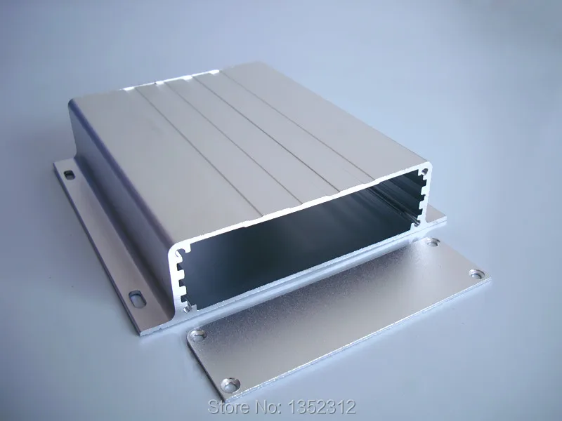 Серебристый алюминиевый корпус 1 шт. 130*31*130 мм коробка для электроники