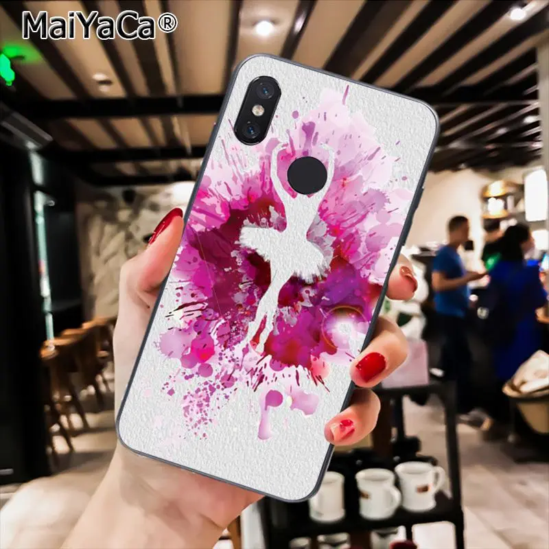 A16 MaiYaCa девочка танец балет балетки чехол для телефона чехол для Xiaomi Redmi8 4X 6A S2 7A 5A Redmi 5 5Plus Note5 7 Note8pro - Цвет: A16