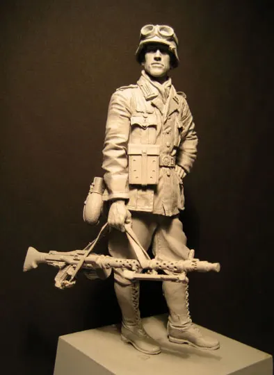 

Assembly Unpainted Scale 1/16 120mm Uncolor Infantry Solider figure Historical Resin Model