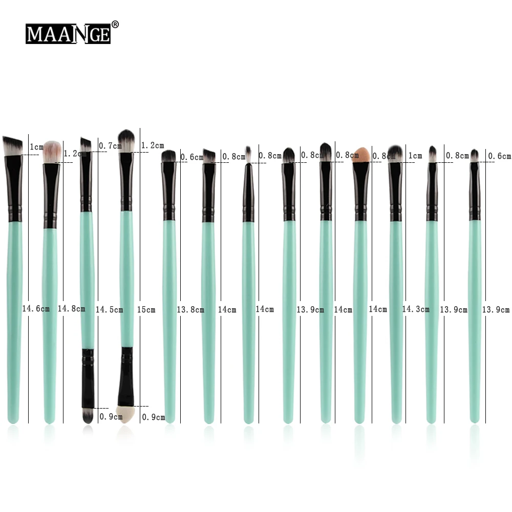 MAANGE Pro 22/25 шт. набор кистей для макияжа кисточки для смешивания и контура глаз тени ресниц Вентилятор Уход за кожей лица губ Румяна Косметика Макияж Кисти Набор