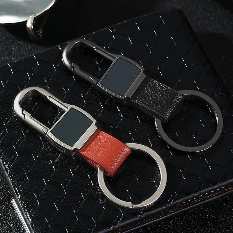 Men's metal stainless steel key ring charm chain fashion car brand logo holder accessories gift jewelry | Украшения и