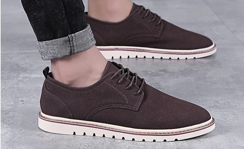 Новые Модные низкие Туфли DR Martens в британском стиле мужская повседневная кожаная обувь Туфли-оксфорды из коровьей замши на шнуровке для джентльменов; большие размеры 47