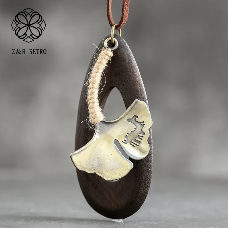 Винтажная цепочка из дерева цвет в ассортименте