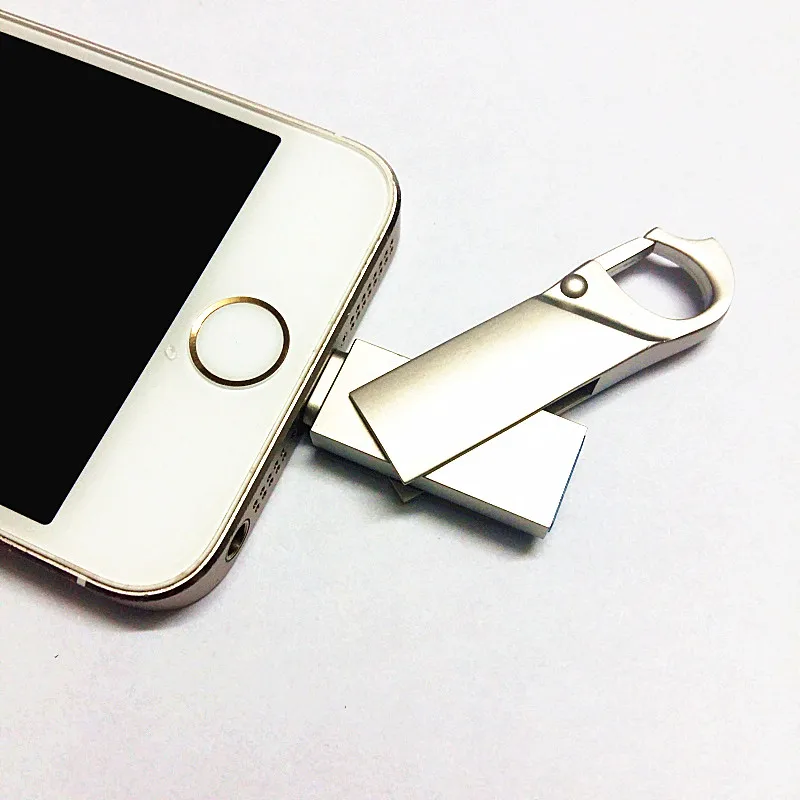 Я флэш накопитель 16 г 32 ГБ 64 Micro USB Lightning/флэш usb otg для iPhone 5/5S/5C/6/6 S Plus/IPad/iPhone 7