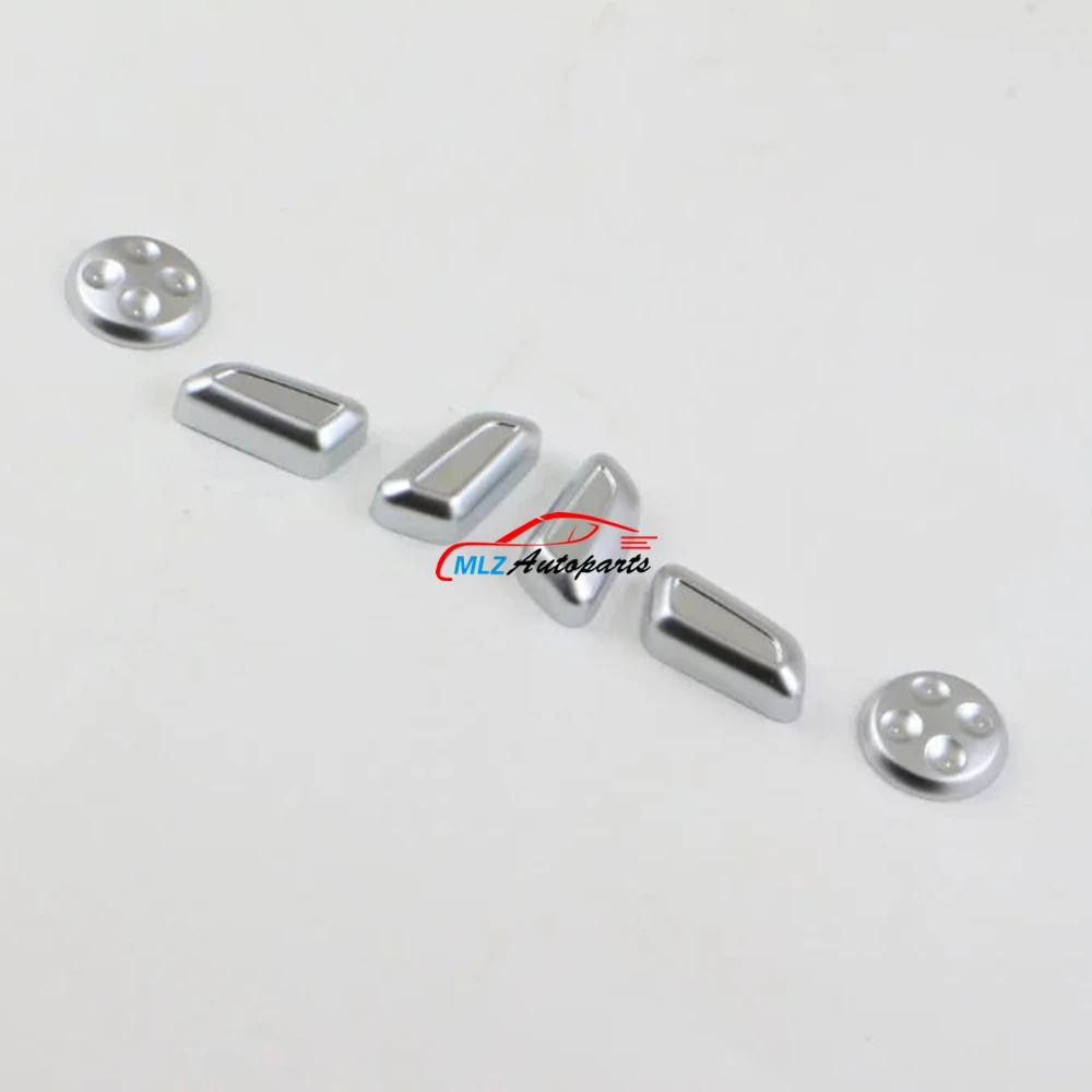 Car Front Seat Side Adjustment Button Knob Decoration Cover Trim 6PCS For Audi A4 B9 8W 2017 | Автомобили и мотоциклы