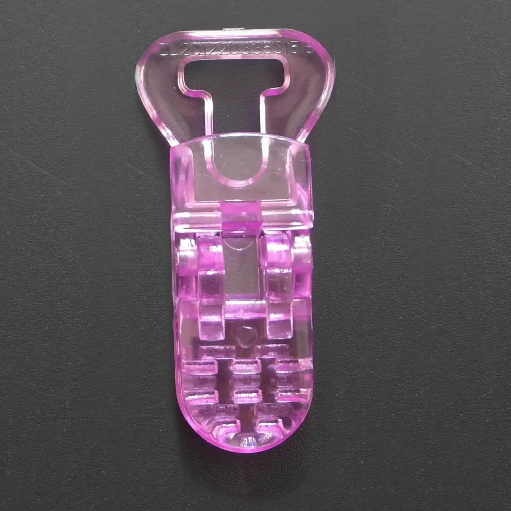 pink Sutoyuen 10 шт. 1,0 см ясная детская пластиковая пустышка Клип T Форма MAM NUK пустышка цепь игрушка адаптер держатель подтяжки зажимы - Цвет: pink