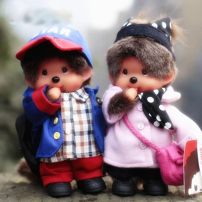 Давая день рождения рождественский подарок Monchhichi любители кукла игрушка 20 см