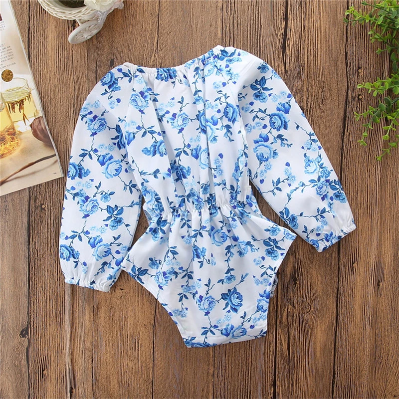 Emmababy милый комплект детской одежды для маленьких девочек синего цвета с
