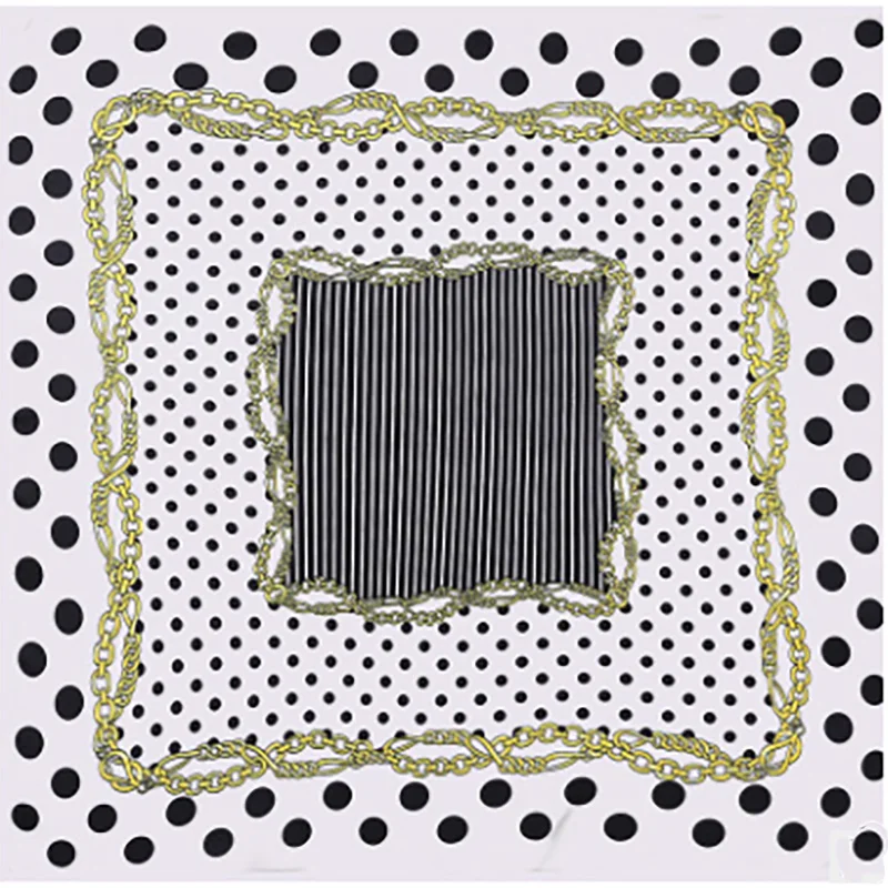 Toyoosky 2017 сезон: весна–лето горошек шарф Женщины саржевого шелковый квадратных