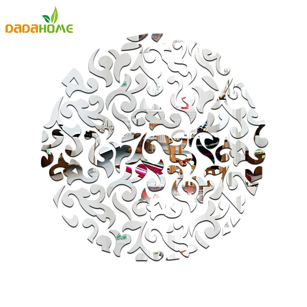 Креативный 3D домашний декор зеркальная Настенная Наклейка s гостиная спальня