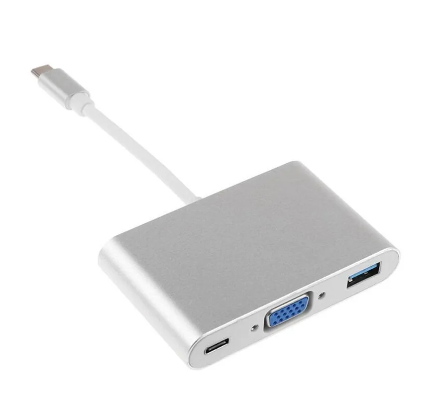 Адаптер для зарядного устройства USB Type C 3 1|vga vga|vga maleusb type c vga |