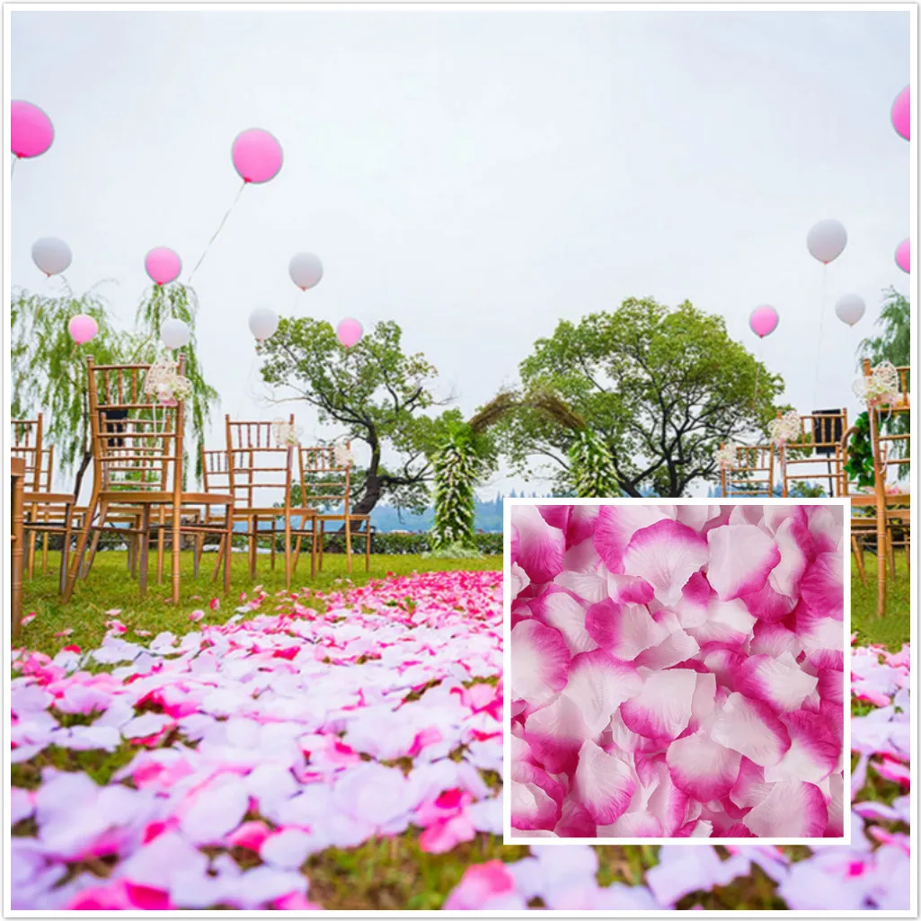 100 лепесток/за штуку Бесплатная доставка играть с цветочным узором и