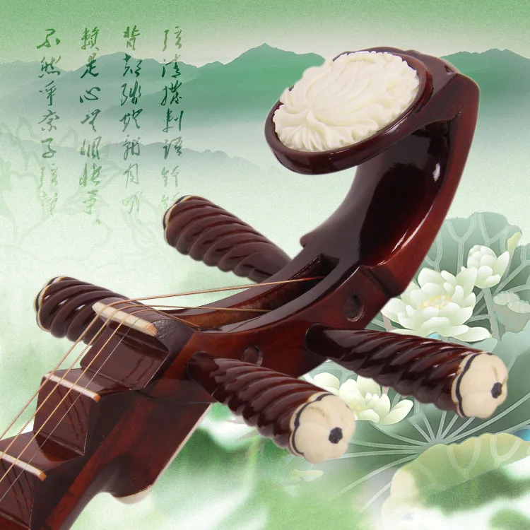 Китайские традиционные красные деревянные Пипа Музыкальные инструменты для