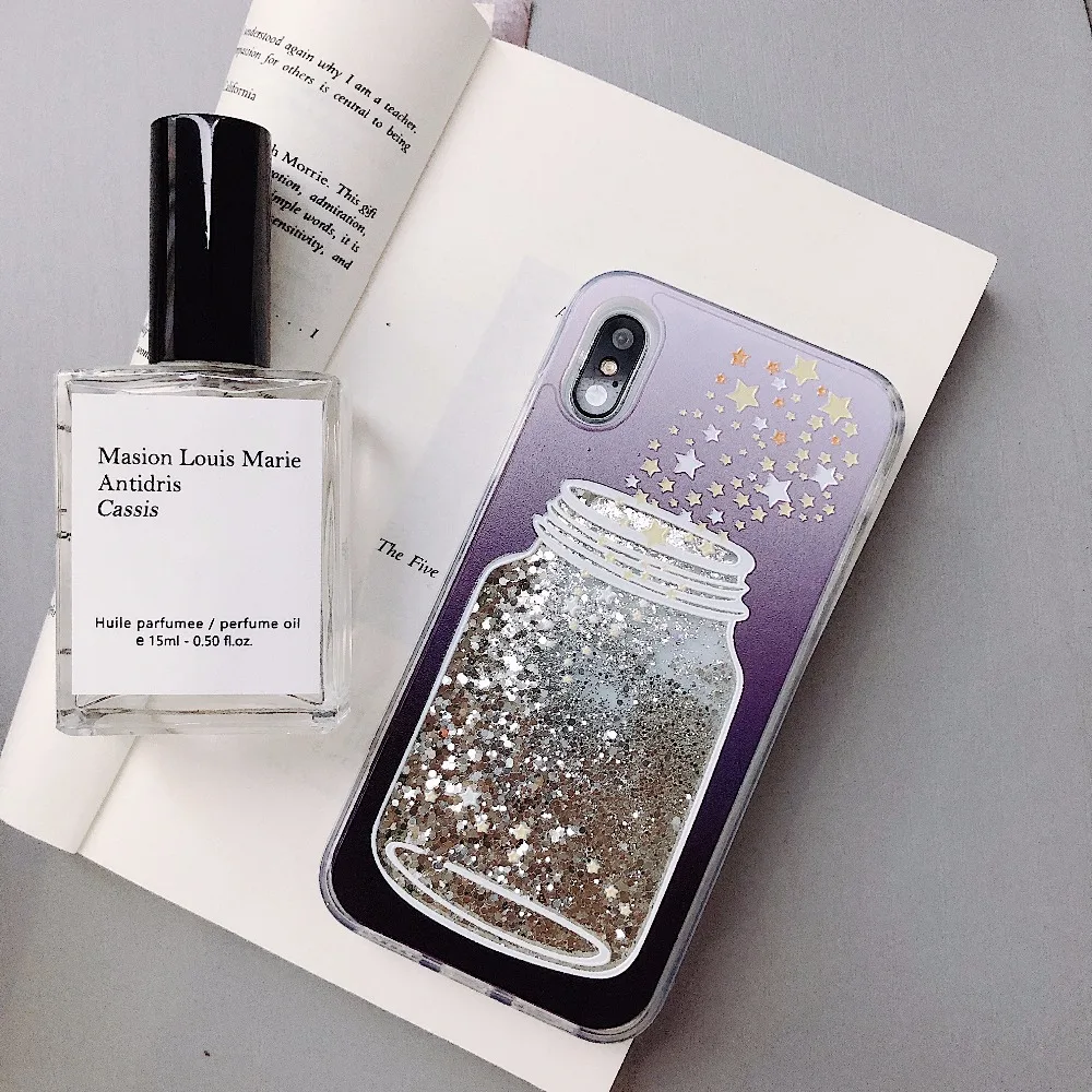Phone Case For iPhone 7 8 Plus Bling Quicksand Liquid Glitter Dynamic iphone XR XS Max X 6 6s TPU Cases Cover | Мобильные телефоны