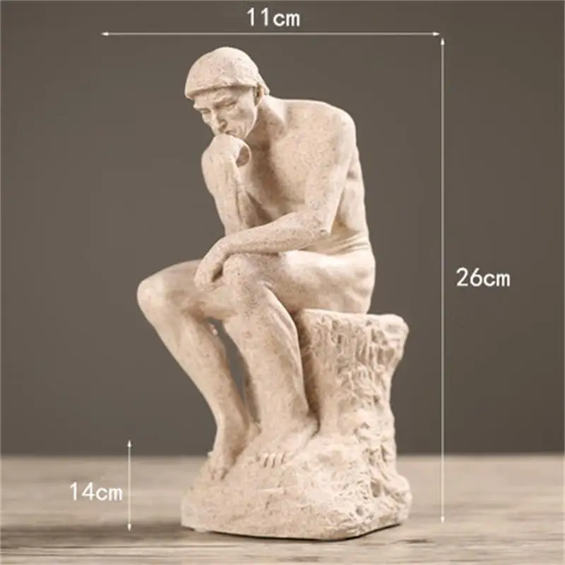 Статуя и скульптура Робина изящное искусство мужская фигура в Стиле Ню