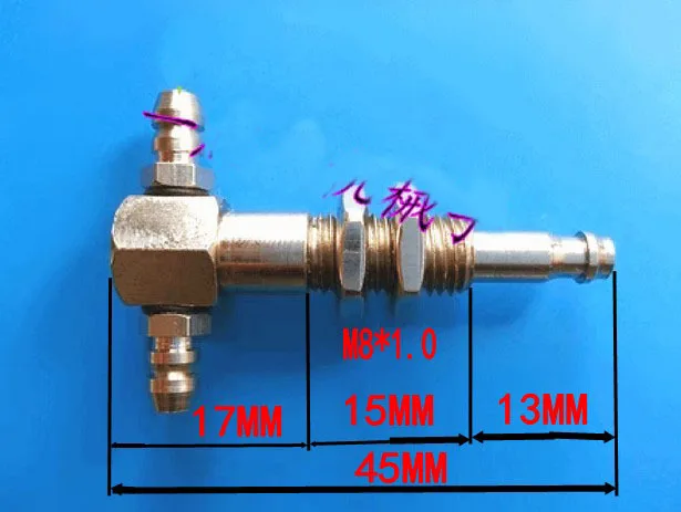 

8mm x 5mm x 45mm T Shaped Three Way Vacuum Suction Cup Joint Spare Fittings