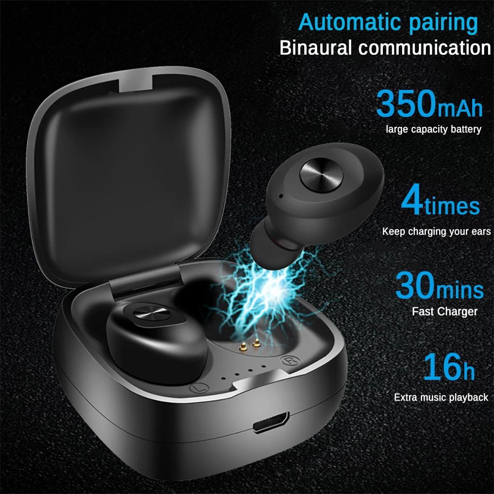 TWS Bluetooth 5 0 наушники мини стерео бас гарнитура свободные руки беспроводные с