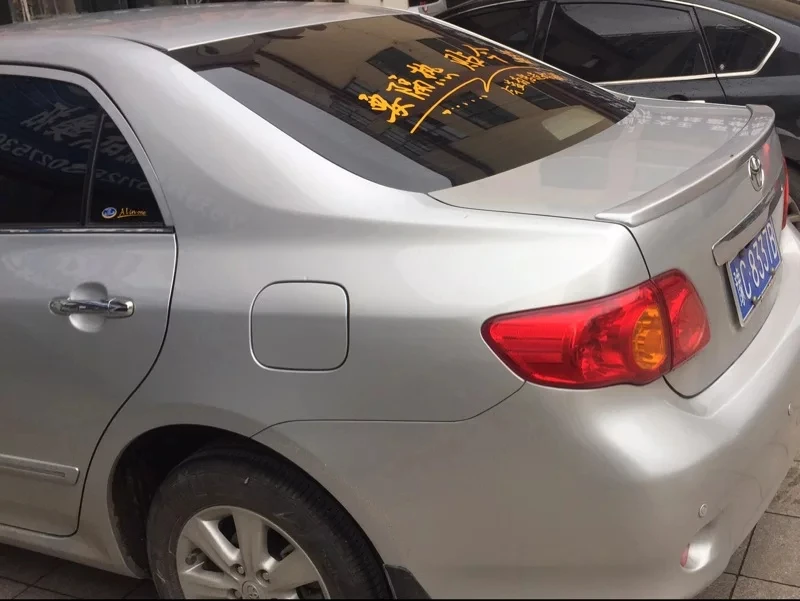 2007 до 2013 года Corolla пластиковый задний нижний Спойлер ABS дефлектор Резиновая полоса Спойлеры внешняя отделка