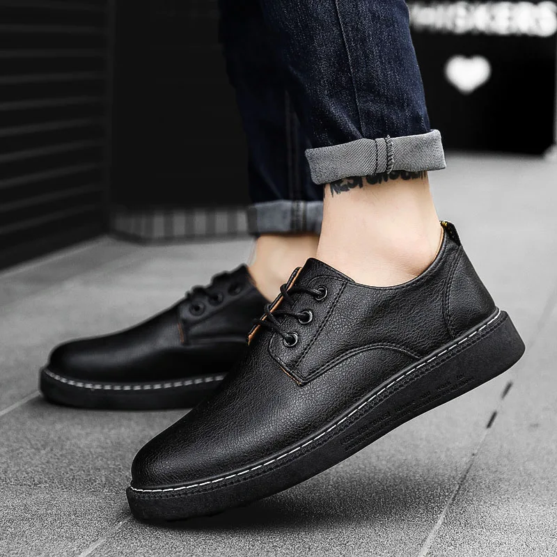 HEINRICH/мужская кожаная обувь Новое поступление мужская повседневная сезон