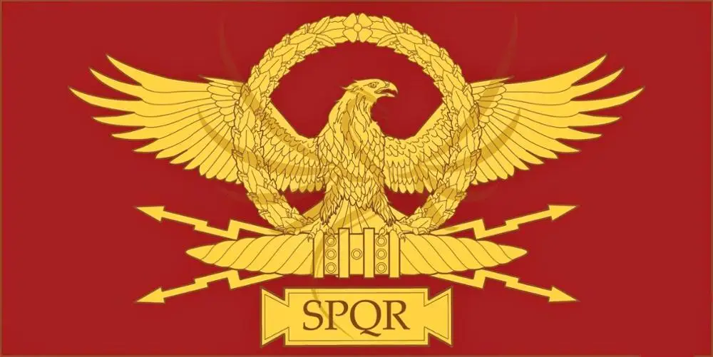 A Xiangying 90*150 см SPQR Римская империя Сенат и Римский флаг - Цвет: A