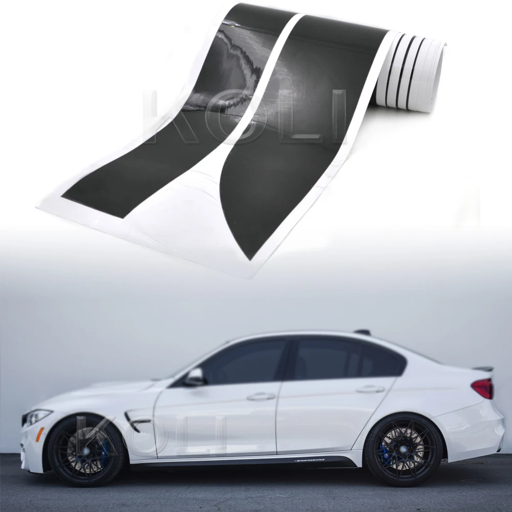 Наклейки на Боковые пороги BMW 3 серии F80 M3 цвета 2x м|Наклейки автомобиль| |