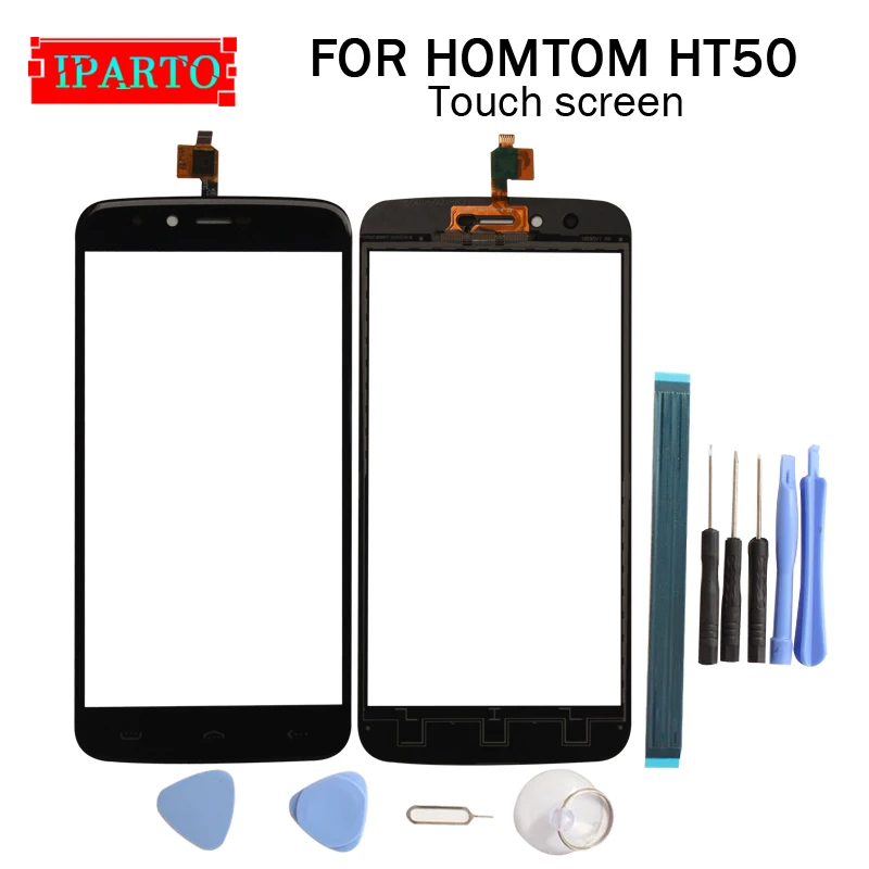 5 дюймов HOMTOM HT50 сенсорный экран Стекло 100% гарантия оригинальный дигитайзер