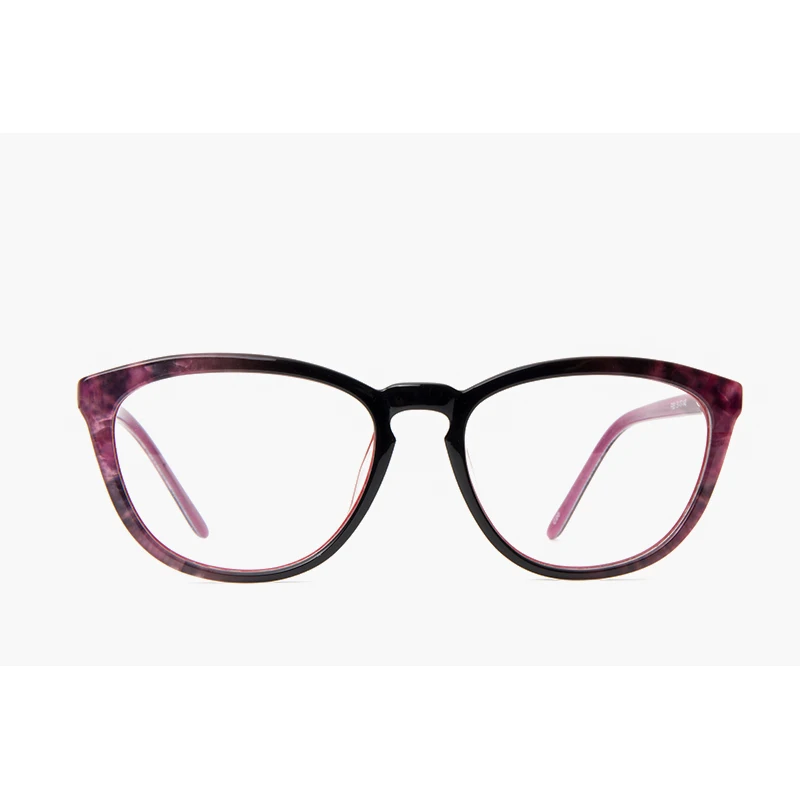 Ацетат Оправы для очков Женская мода прозрачный Ретро ясно старинные не зрения