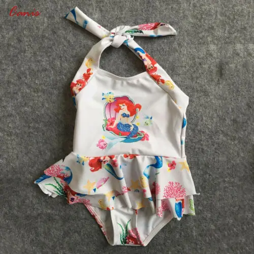 PUDCOCO для маленьких девочек набор бикини Русалка купальник купальный костюм
