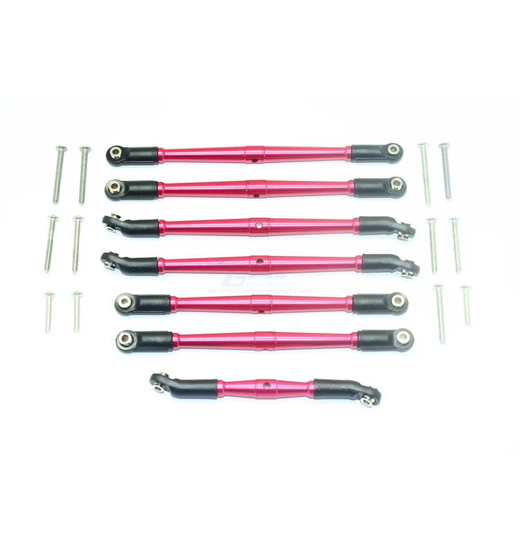 Регулируемый верхний и нижний звенья подвески из алюминиевого сплава TRX4160F для 1/10