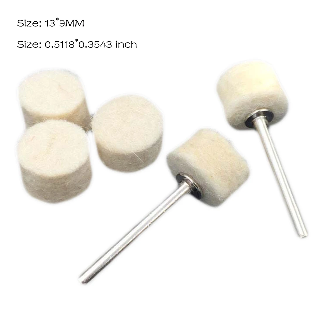 Лидер продаж полировальная накладка из шерстяного войлока 13 мм 100 шт. + 2