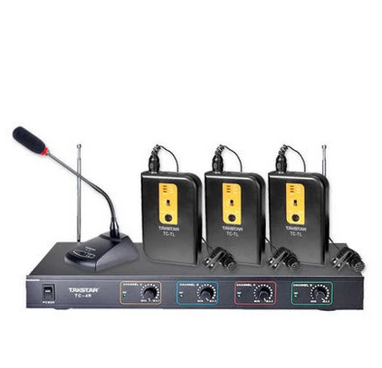 Беспроводный микрофон Takstar TC 4R VHF 1 телефон + 3 корпуса для трансляции программ