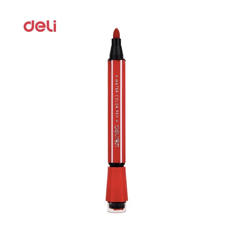 Deli 12 видов цветов/набор штамп для росписи акварельные ручки двусторонние маркеры