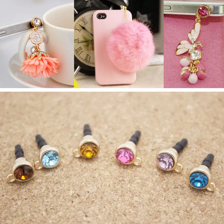 DIY пылезащитный Разъем С Отверстием Аксессуары для мобильных телефонов