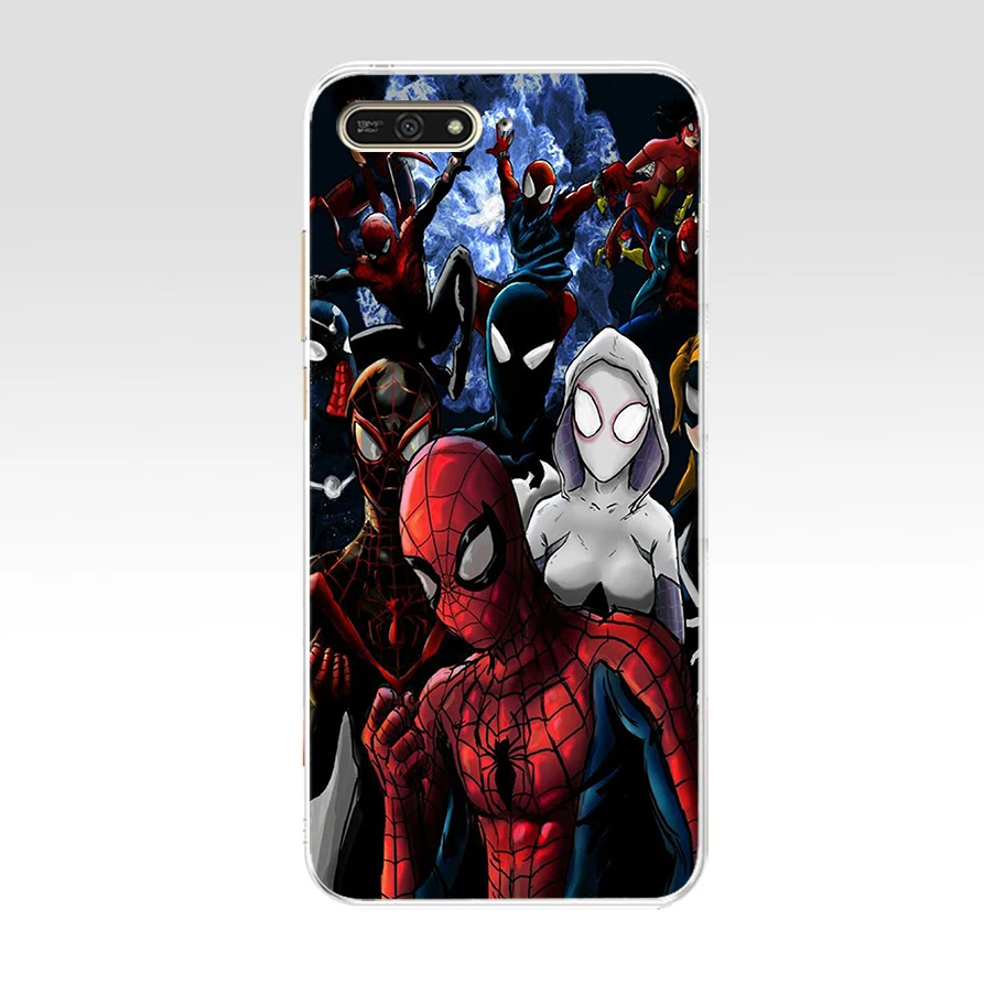 88SD Marvel Comics Человек-паук Мягкий силиконовый чехол из ТПУ для huawei Honor 7c 7x 7a pro 7x P20 Nova 2i 3i